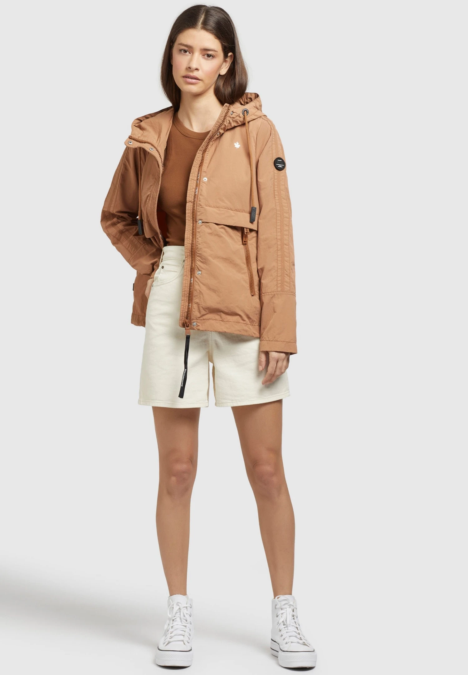 Khujo Zahira3 - Lichte Jas - Toffee 2 Khujo Zahira3 - Lichte Jas - Toffee - Afbeelding 2