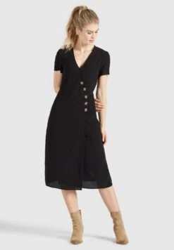 Khujo Porgy - Jurk - Schwarz