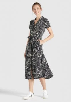 Khujo Goya - Blousejurk - Schwarz Weiß Gemustert 12 Khujo Goya - Blousejurk - Schwarz Weiß Gemustert -Khujo Winkel 0f1eb9a5eab94463a7ff047b75107d40