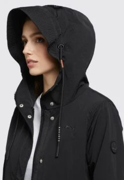 Khujo Adda - Halflange Jas - Schwarz -Khujo Winkel 18636d08889a430889f3444bd4f77c92