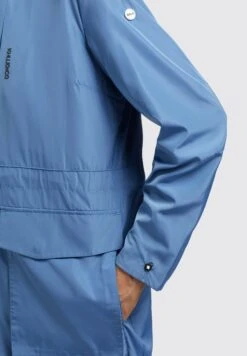 Khujo Mantel Ging - Halflange Jas - Blau -Khujo Winkel 1fe827734a5d40309bf6db2ea27bdd0c