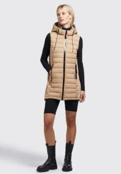 Khujo Weste Becca Matt - Bodywarmer - Beige -Khujo Winkel 21bac4b3d6114b71b26881a2eb497ba5