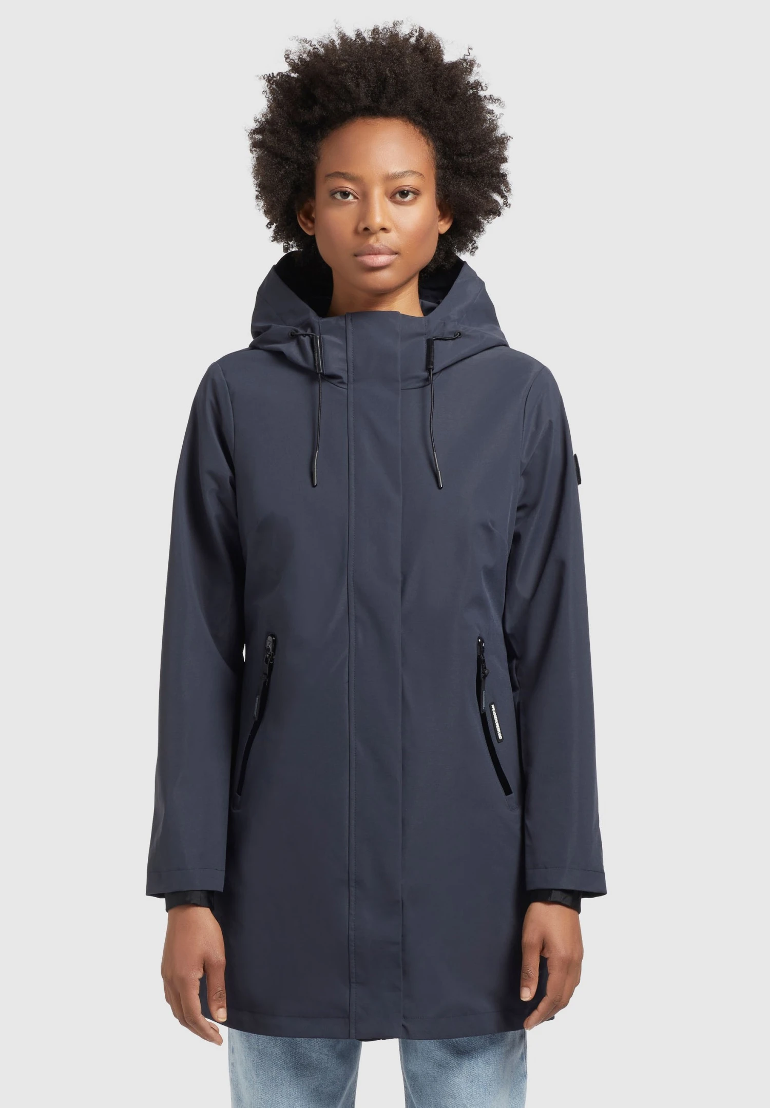 Khujo Izaf - Regenjas - Dunkelblau 1 Khujo Izaf - Regenjas - Dunkelblau