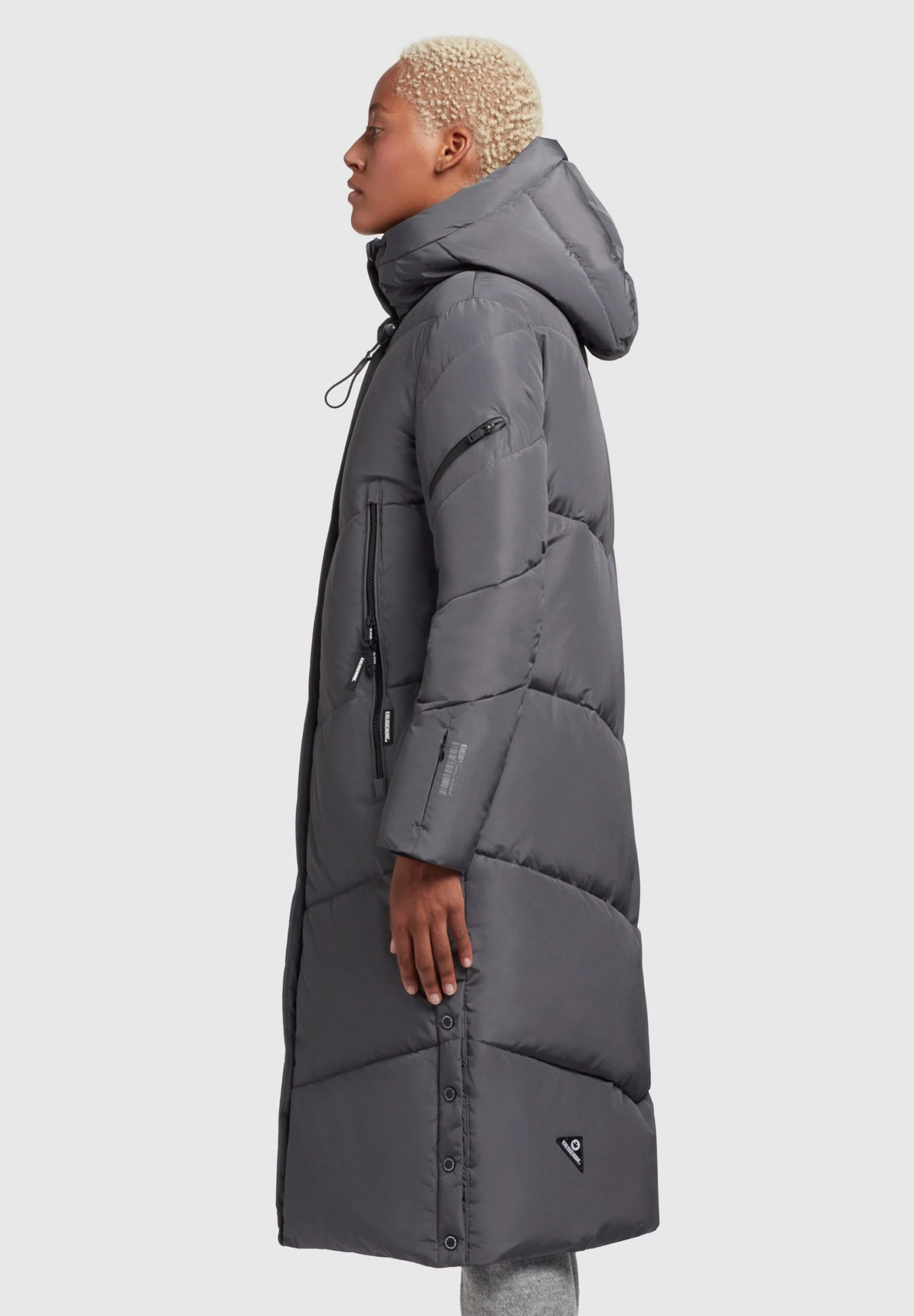 Khujo Sonje3 - Winterjas - Anthrazit 4 Khujo Sonje3 - Winterjas - Anthrazit - Afbeelding 4