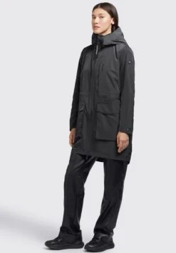 Khujo Mantel Ging - Halflange Jas - Schwarz -Khujo Winkel 2dc8b0bd4a314ed49baaca32d56a34ad