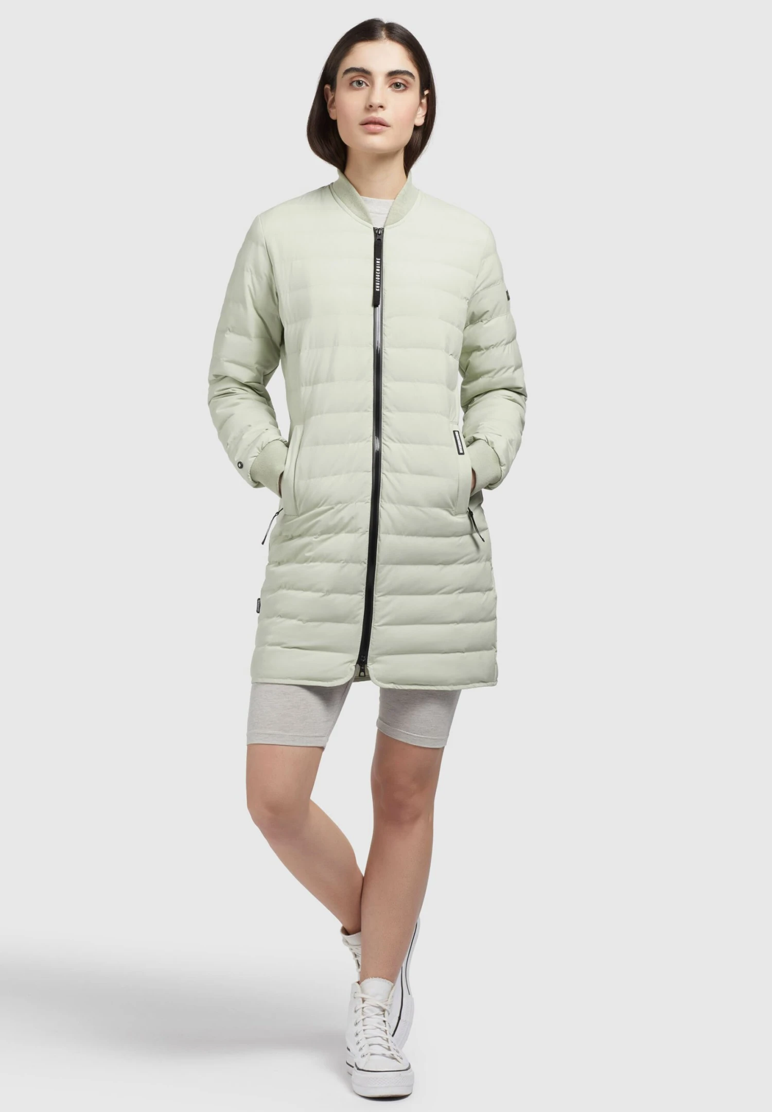 Khujo Greta Matt - Jas - Blassgrün 2 Khujo Greta Matt - Jas - Blassgrün - Afbeelding 2