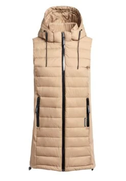 Khujo Weste Becca Matt - Bodywarmer - Beige -Khujo Winkel 3268221335ff44208970b9f998e88234