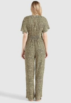 Khujo Borgia - Jumpsuit - Schwarz-Gelb Geblümt -Khujo Winkel 39bbe9fead3947409800ae753c861068