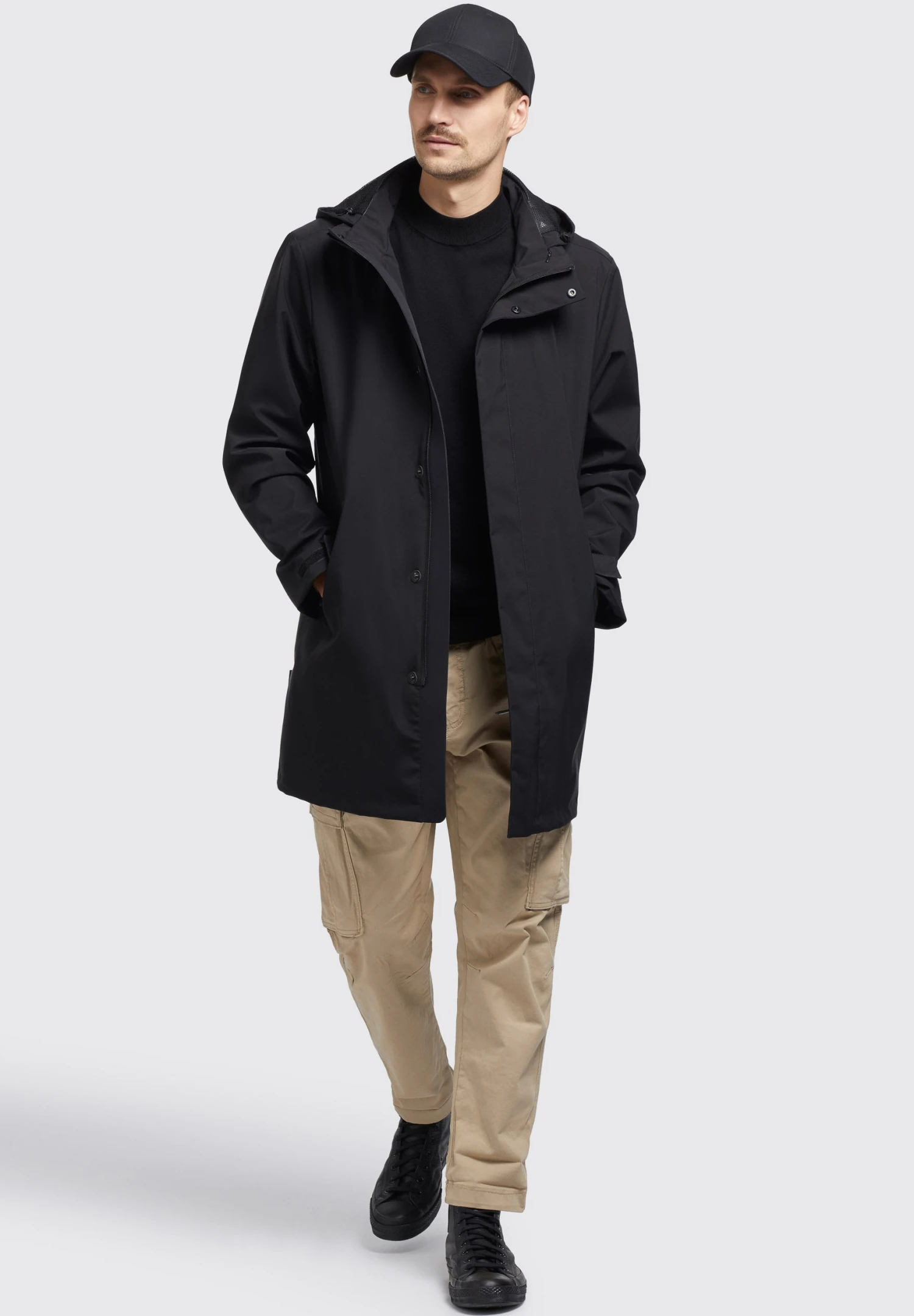 Khujo York - Regenjas - Schwarz 7 Khujo York - Regenjas - Schwarz - Afbeelding 7