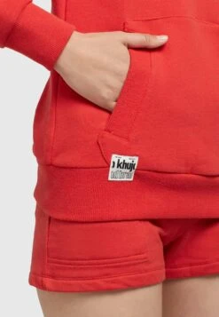 Khujo Rhabea - Hoodie - Rot -Khujo Winkel 43e3ac036a8a4cfc95bb4c1b0197a128