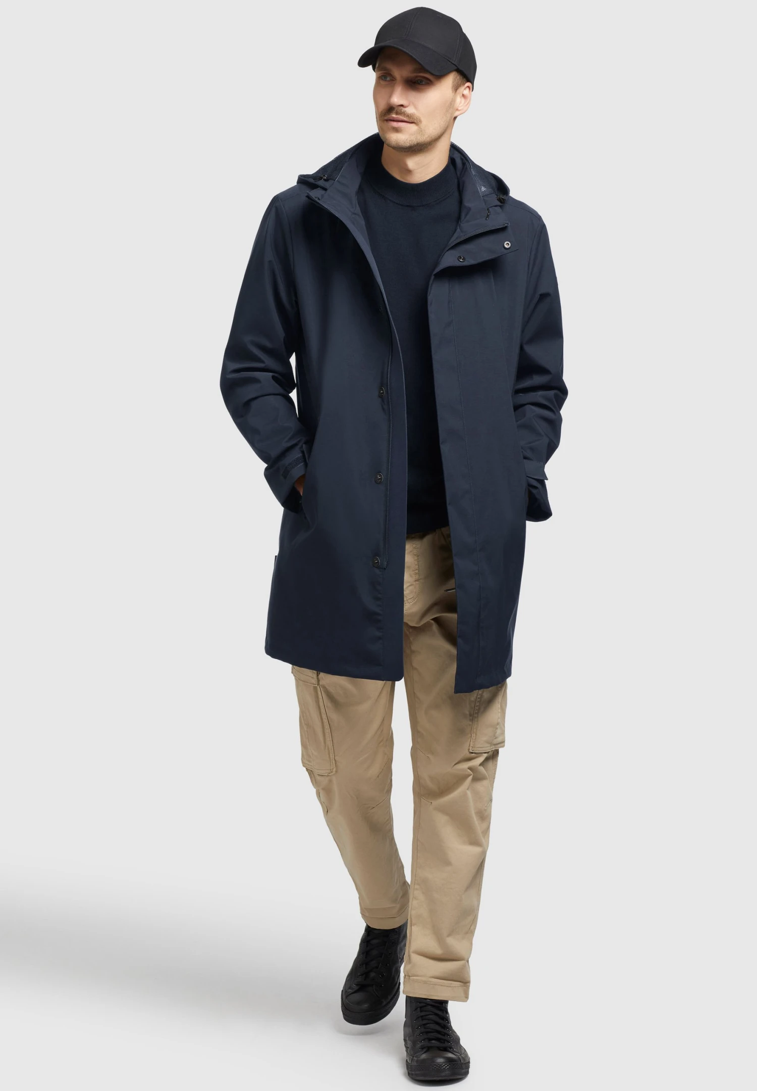 Khujo York - Regenjas - Dunkelblau 2 Khujo York - Regenjas - Dunkelblau - Afbeelding 2