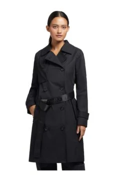 Khujo Trenchcoat - Schwarz