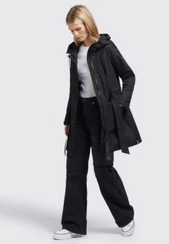 Khujo Lauren - Parka - Schwarz -Khujo Winkel 46c2480da9084e559cf02540553e393e