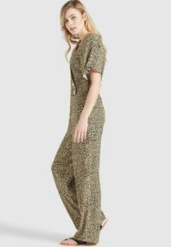 Khujo Borgia - Jumpsuit - Schwarz-Gelb Geblümt -Khujo Winkel 4bc8f74ed863462ab43ba2f03cdd4a85