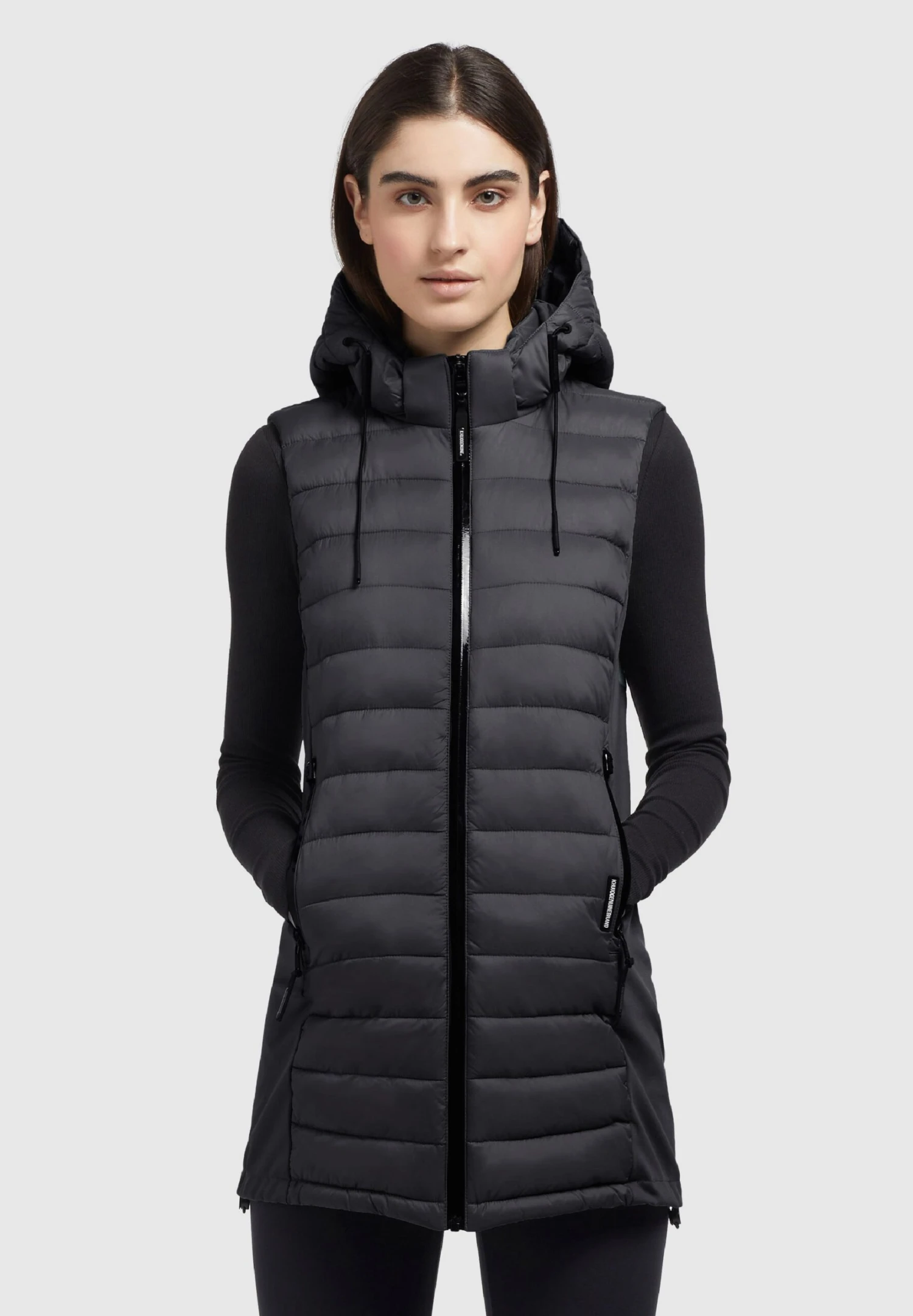 Khujo Weste Becca Matt - Bodywarmer - Schwarz 1 Khujo Weste Becca Matt - Bodywarmer - Schwarz