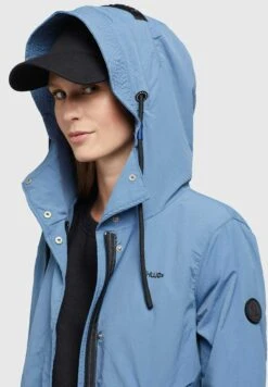 Khujo Adda - Halflange Jas - Blau -Khujo Winkel 57d51ddb28cb4e07a4f4a5e546036e99