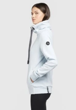 Khujo Tosta - Sweater Met Rits - Hellblau -Khujo Winkel 62c41228591e4c62972d600cff5a3eb0