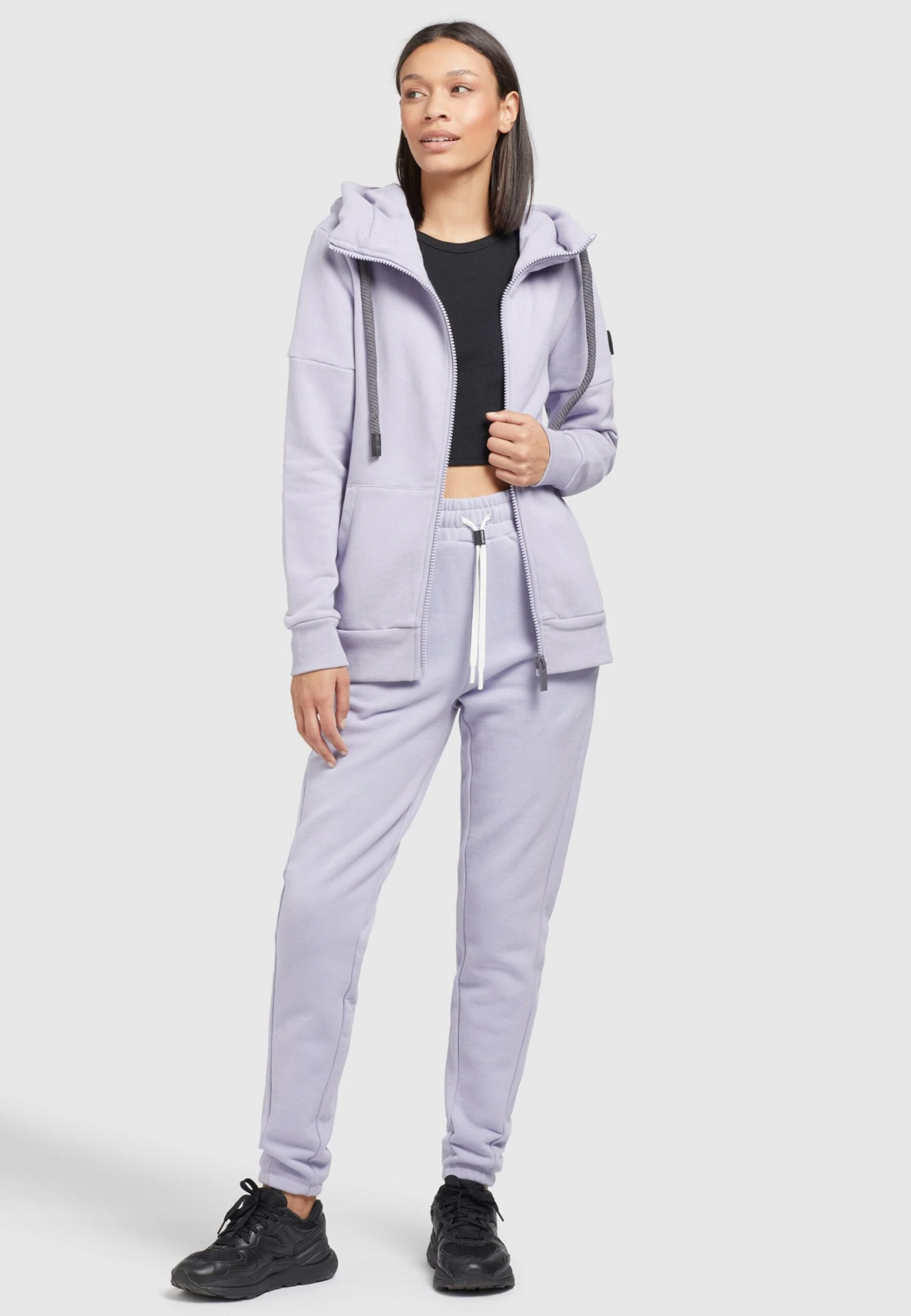 Khujo Salomea - Sweater Met Rits - Flieder 7 Khujo Salomea - Sweater Met Rits - Flieder - Afbeelding 7