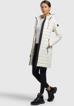 Khujo Ruth Shiny - Winterjas - Cremeweiß -Khujo Winkel 6789b09951a94e7086d2c5bfdeed34c1