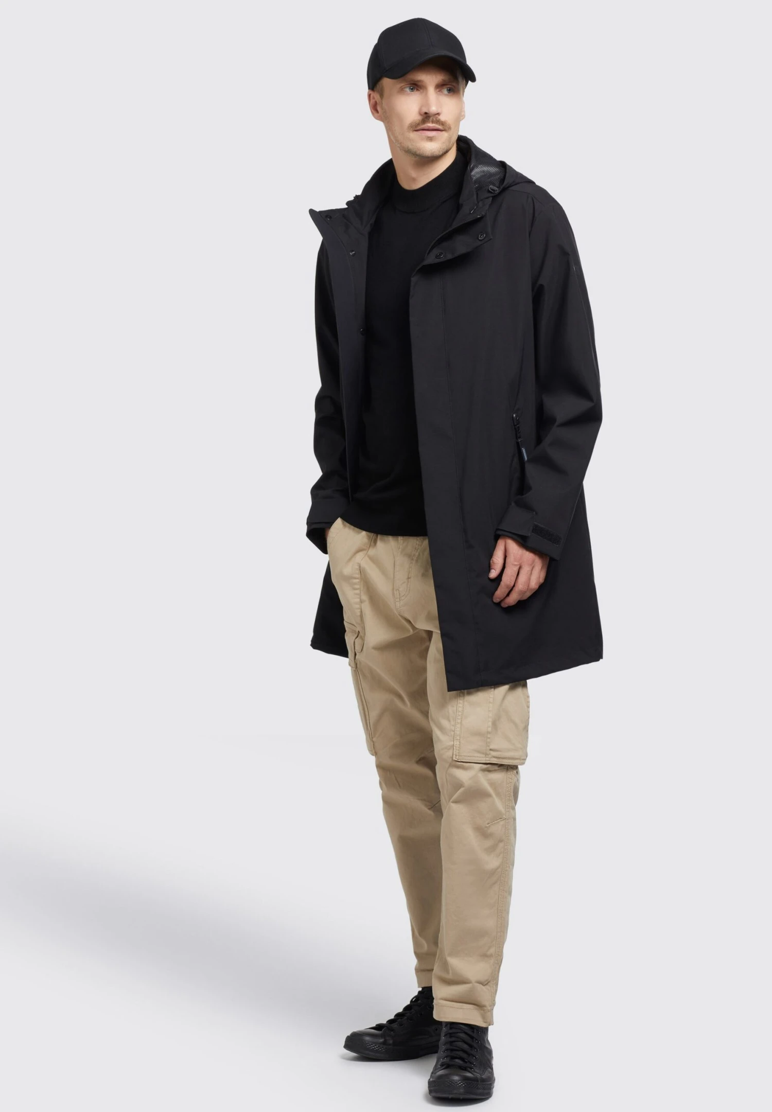 Khujo York - Regenjas - Schwarz 2 Khujo York - Regenjas - Schwarz - Afbeelding 2