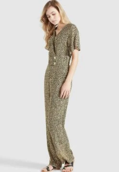 Khujo Borgia - Jumpsuit - Schwarz-Gelb Geblümt -Khujo Winkel 745f0e320a9040d5b7ce3f5c9bd55945