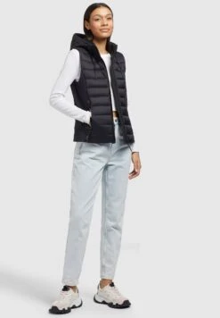 Khujo Fabia Matt - Bodywarmer - Schwarz -Khujo Winkel 7aeaad12836a42d7b887c2763409b16d