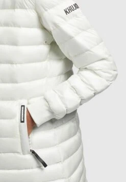 Khujo Greta Shiny - Jas - Cremeweiß -Khujo Winkel 7f80f288ec494b44a4884e373a6389ad