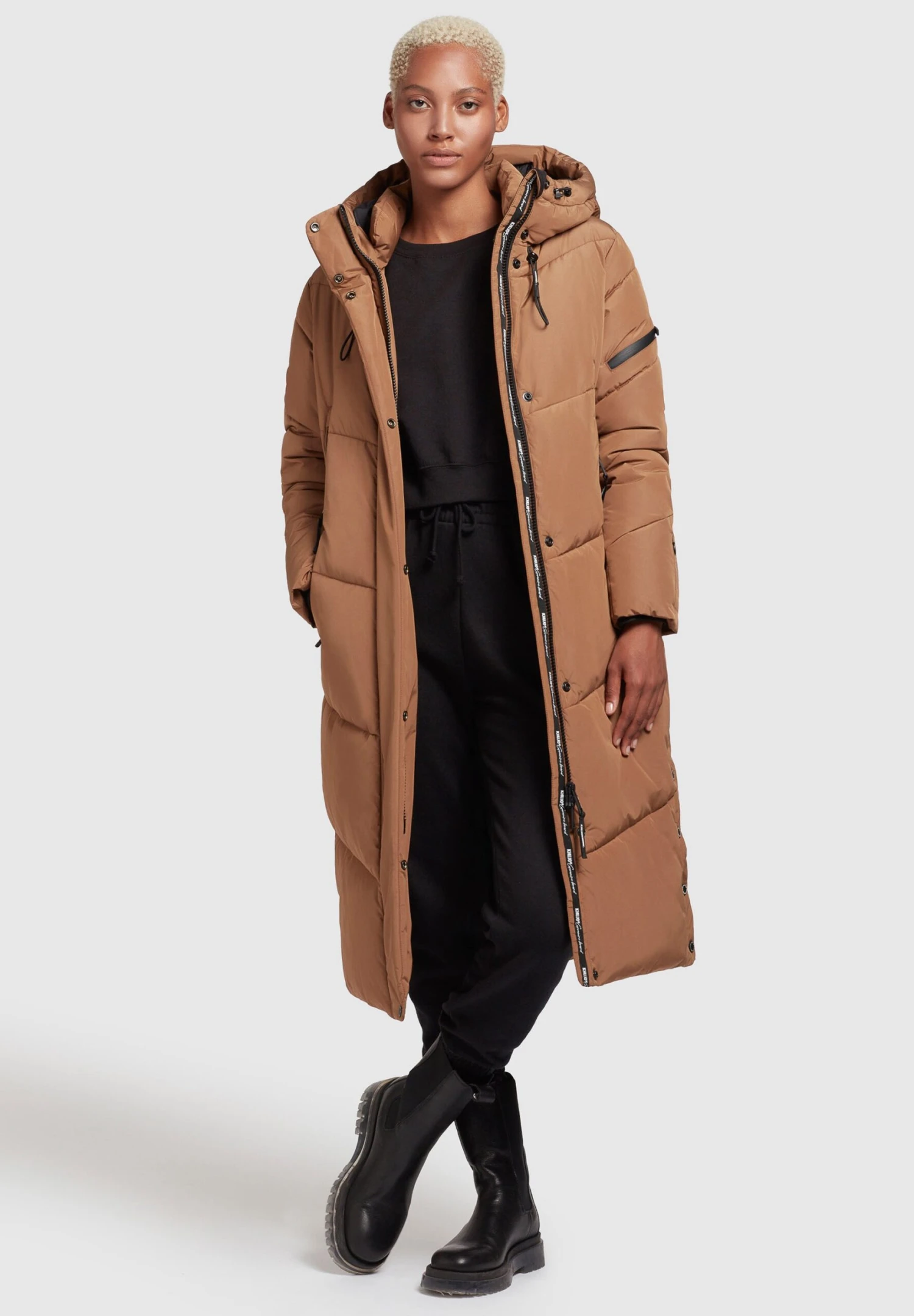 Khujo Sonje3 - Winterjas - Ocker 2 Khujo Sonje3 - Winterjas - Ocker - Afbeelding 2