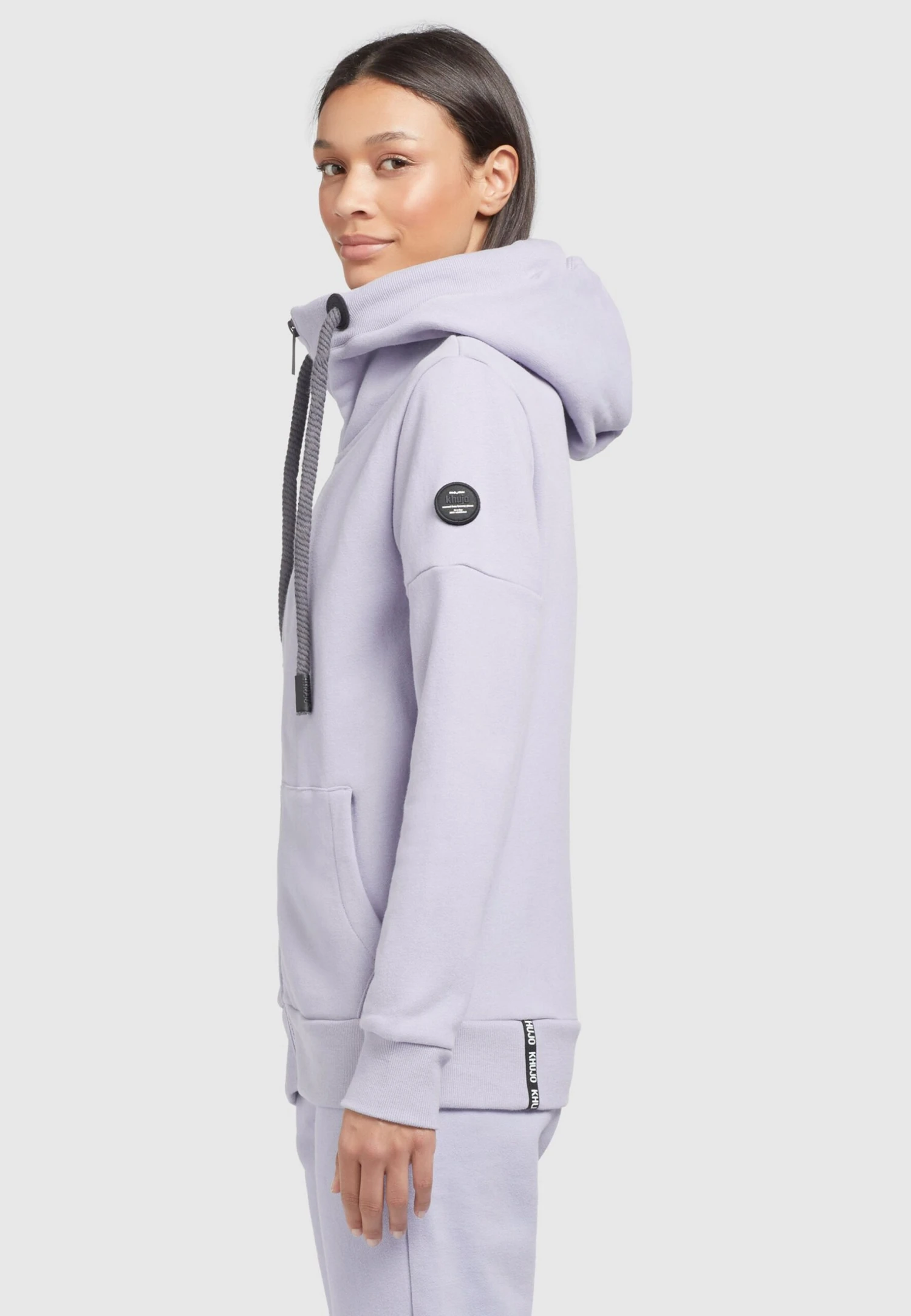 Khujo Salomea - Sweater Met Rits - Flieder 5 Khujo Salomea - Sweater Met Rits - Flieder - Afbeelding 5