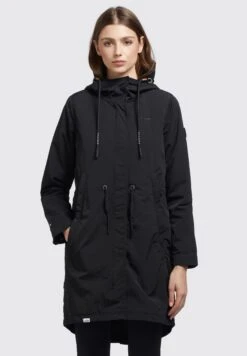 Khujo Adda - Halflange Jas - Schwarz