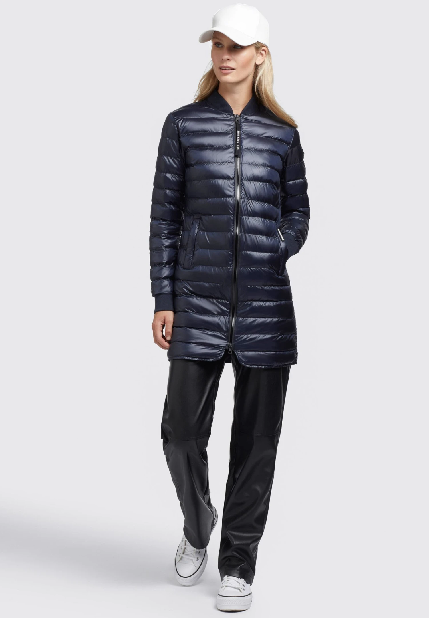 Khujo Greta Shiny - Jas - Dunkelblau 2 Khujo Greta Shiny - Jas - Dunkelblau - Afbeelding 2