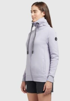 Khujo Tosta - Sweater Met Rits - Flieder -Khujo Winkel 8d5be84698fd4eab901507e66abff0d4