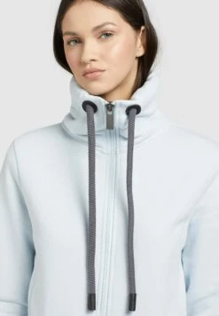 Khujo Tosta - Sweater Met Rits - Hellblau -Khujo Winkel 8f6de69aba834e65bca09dc973c828dc