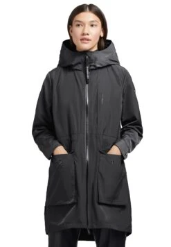 Khujo Mantel Ging - Halflange Jas - Schwarz -Khujo Winkel 9306012a19684ffda01b4fbf93148eab