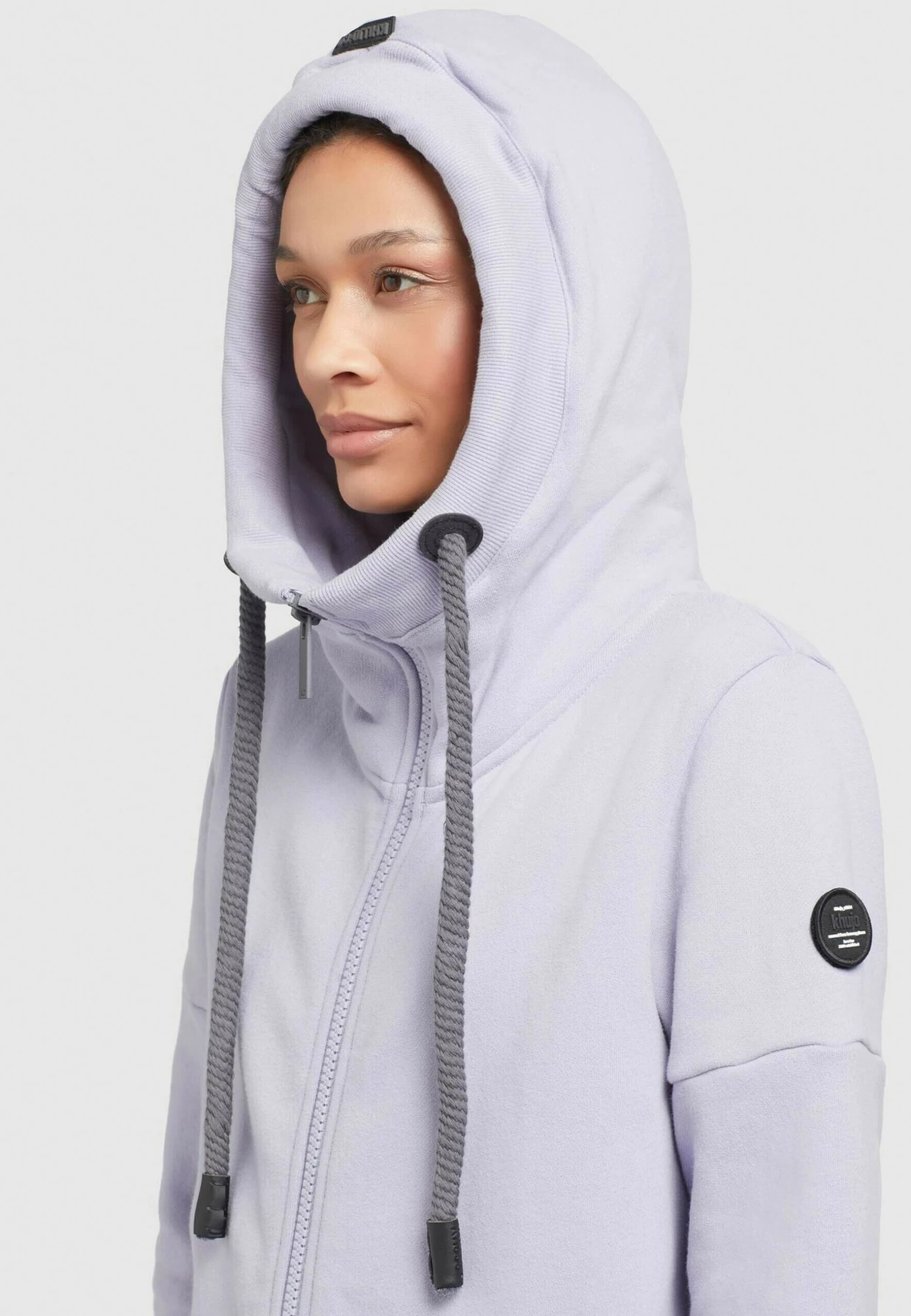 Khujo Salomea - Sweater Met Rits - Flieder 2 Khujo Salomea - Sweater Met Rits - Flieder - Afbeelding 2