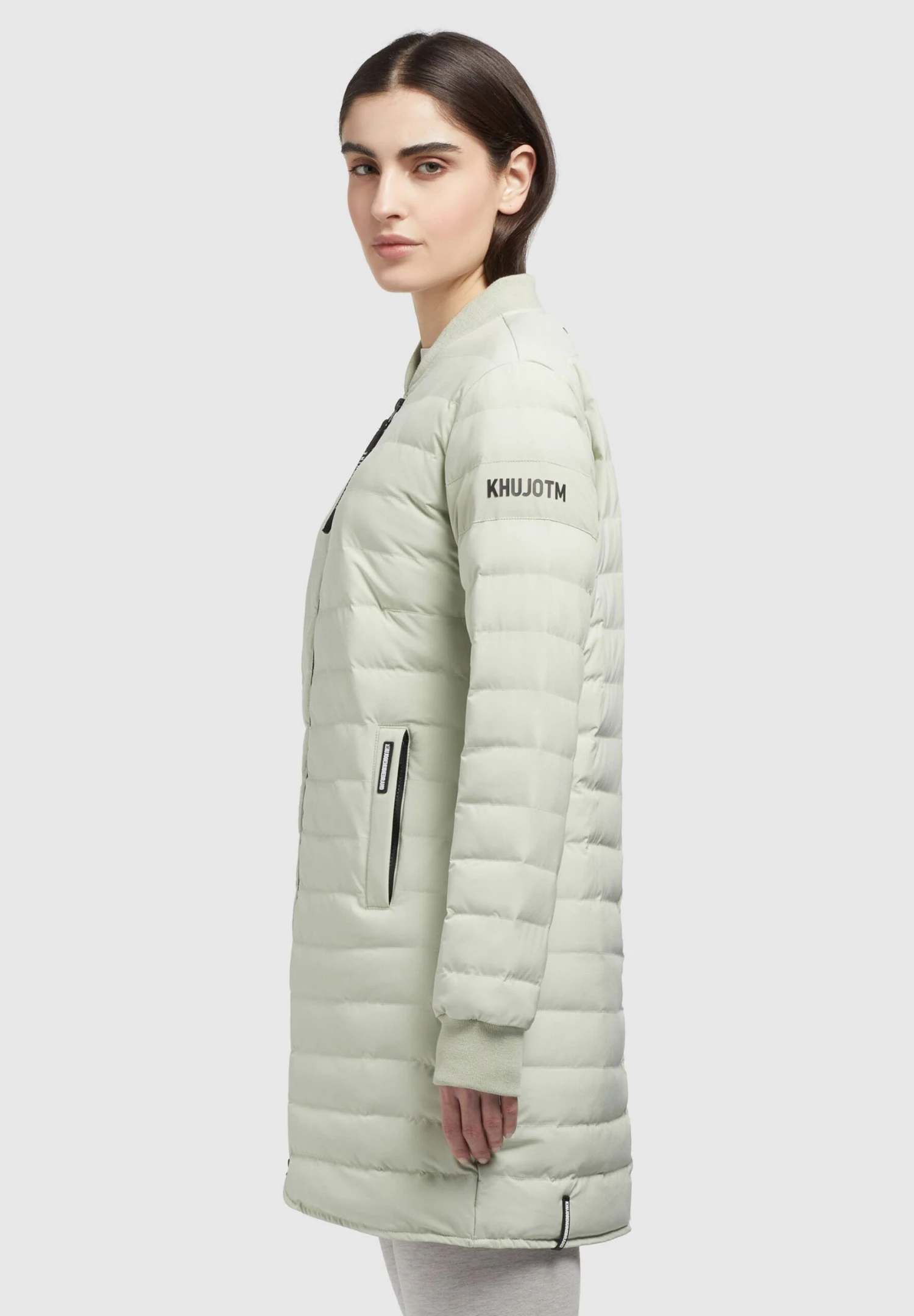 Khujo Greta Matt - Jas - Blassgrün 4 Khujo Greta Matt - Jas - Blassgrün - Afbeelding 4