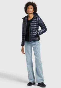 Khujo Lovina4 Shiny - Jas - Dunkelblau -Khujo Winkel b59f1c65204d42d5ac32cf4105fd0bad