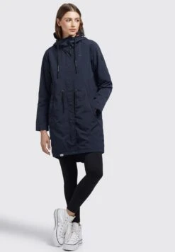 Khujo Adda - Halflange Jas - Dunkelblau -Khujo Winkel b7b553a2c5b443cca367d41e7802e263