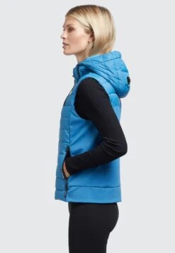 Khujo Fabia Matt - Bodywarmer - Blau -Khujo Winkel bbb1cd77761841ca8d51d918e1d9575c