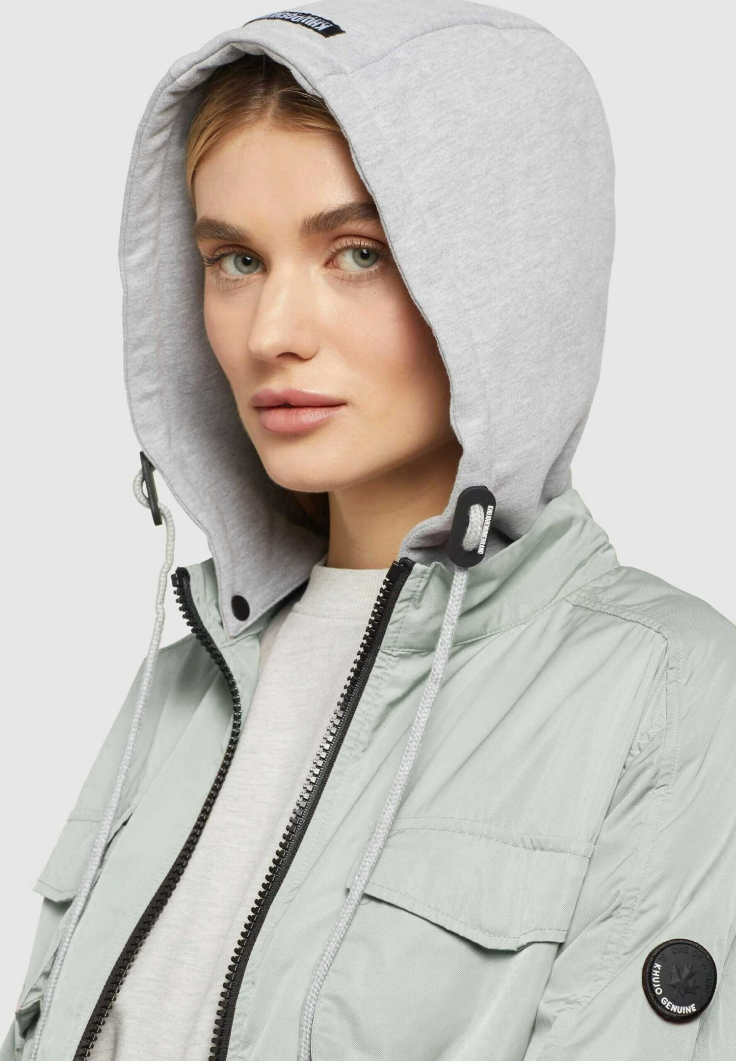 Khujo Flames - Lichte Jas - Blassgrün 7 Khujo Flames - Lichte Jas - Blassgrün - Afbeelding 7