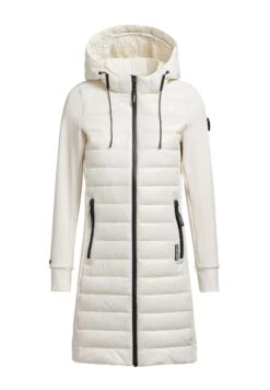 Khujo Ruth Shiny - Winterjas - Cremeweiß -Khujo Winkel de1cb30512e14fec9741ee621dbf455a