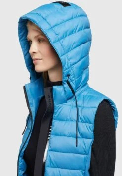Khujo Fabia Matt - Bodywarmer - Blau -Khujo Winkel e9dfecf1e09148649e56e27c9fe501b1