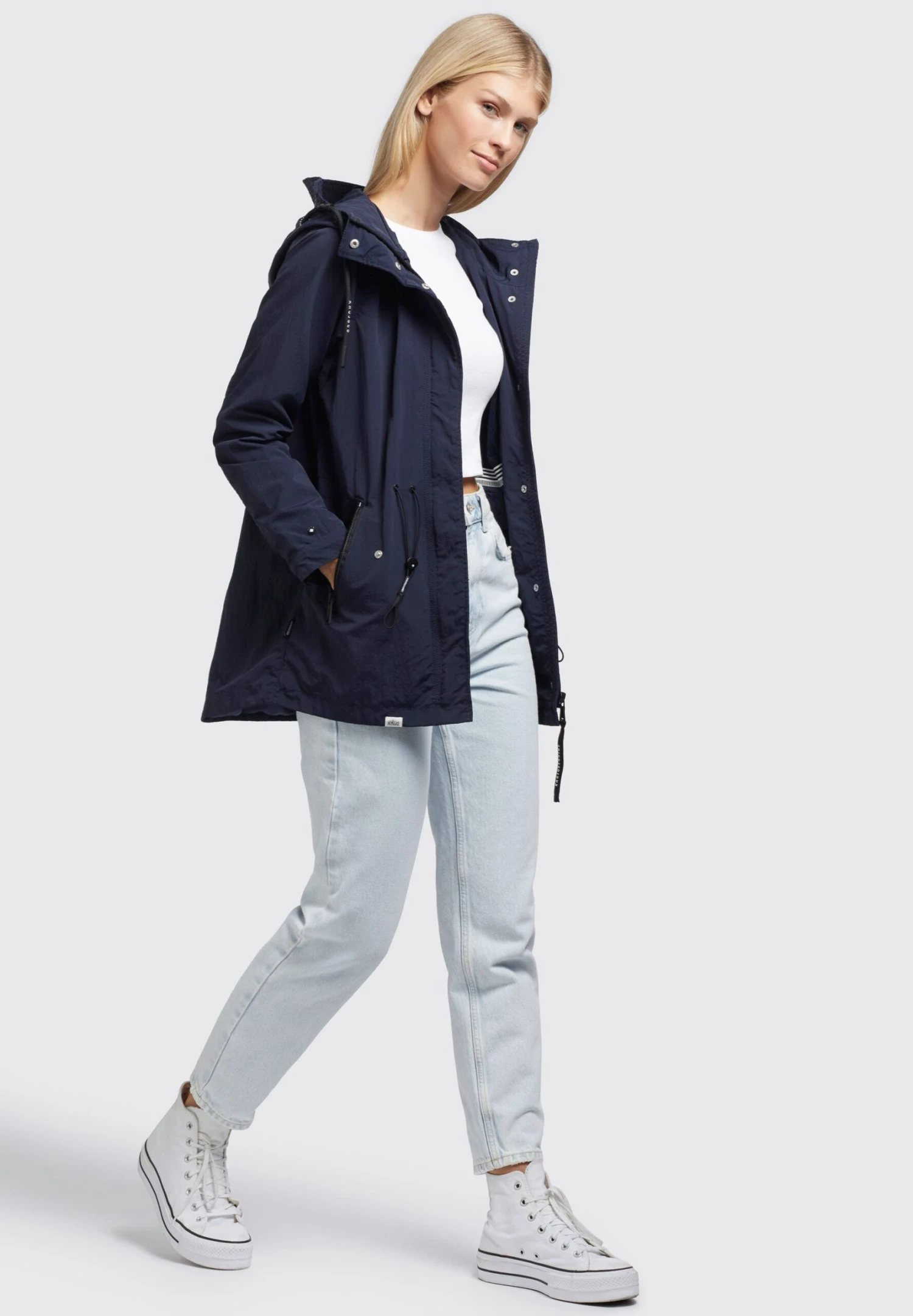 Khujo Caima2 - Parka - Dunkelblau 4 Khujo Caima2 - Parka - Dunkelblau - Afbeelding 4