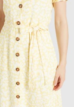 Khujo Goya - Blousejurk - Gelb-Weiß Geblümt -Khujo Winkel f22172eed23b4e24aac415791ef07370