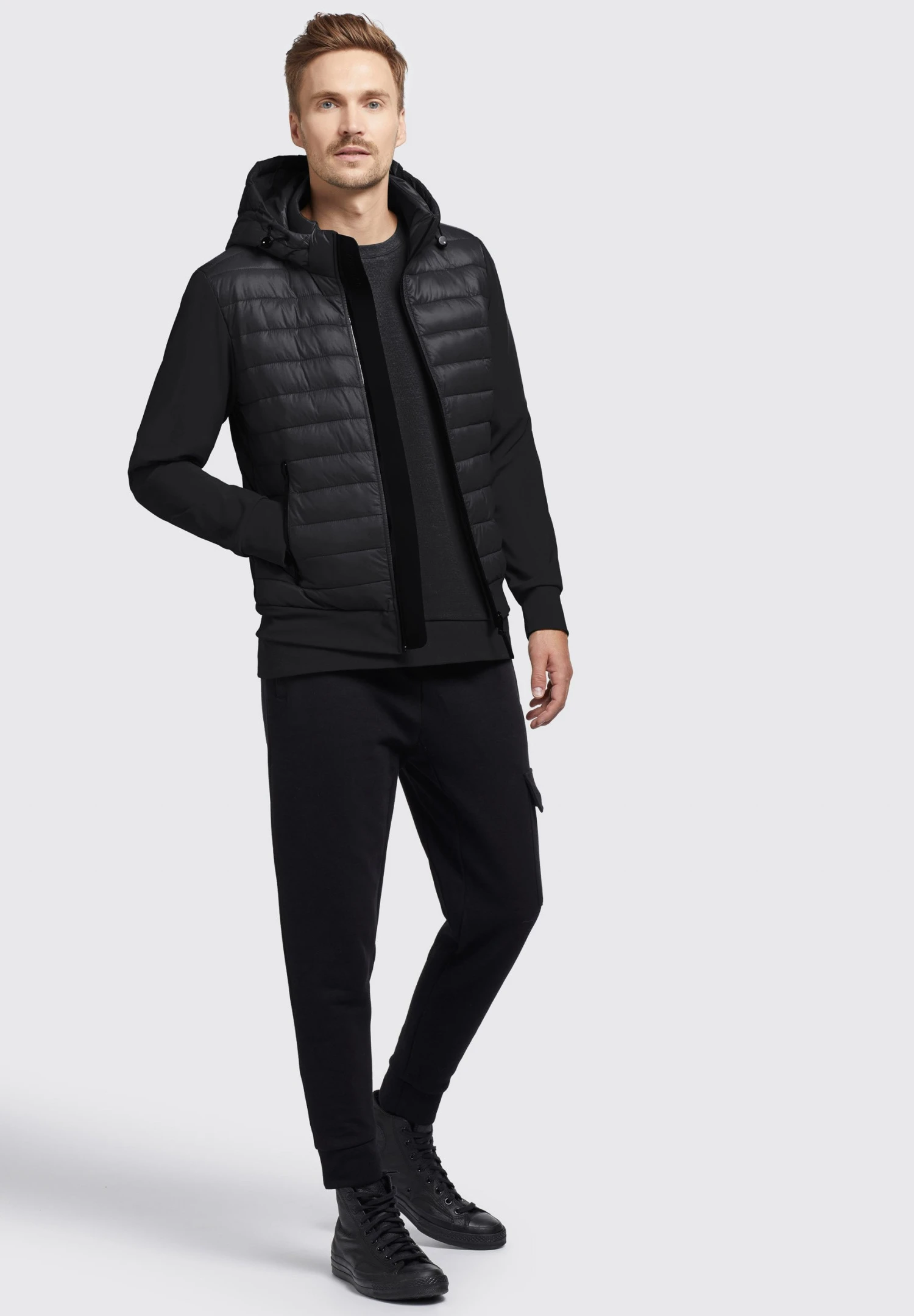 Khujo Bolt Matt - Jas - Schwarz 7 Khujo Bolt Matt - Jas - Schwarz - Afbeelding 7